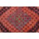 1970s Turkish Hand-Knotted Wool Cotton Red Area Rug 189x307