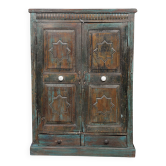 Old teak cabinet - 86x33x121cm - ae492