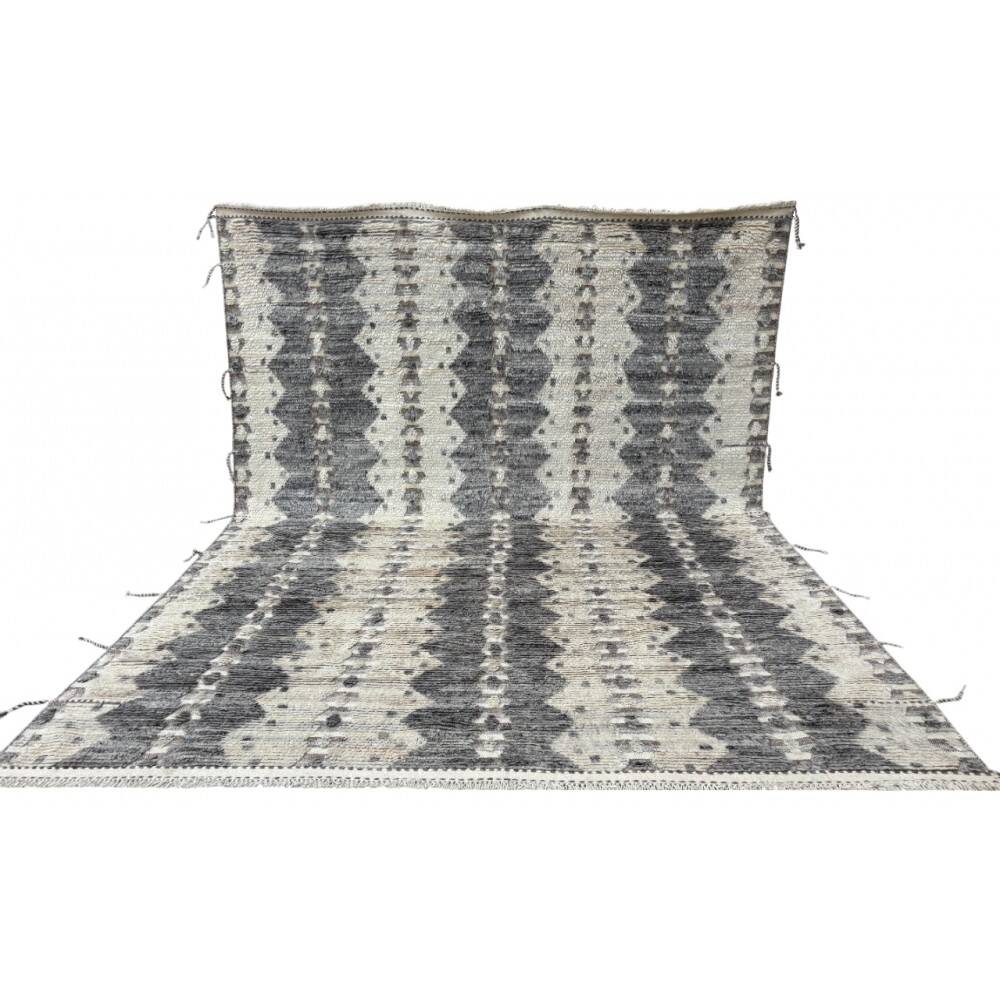 Modern Moroccan style Handmade Rug. 100% Natural Wool. Custom Options Available