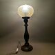 Paire de lampes portugaises en bois