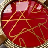 Small graphic trays from the 1950s.