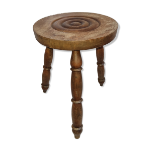 tabouret tripode brutaliste