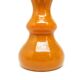Angel vase, modernism, orange glass, designed by S. Sadowski, Poland, 1970s