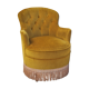 Velvet toad chair