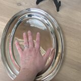 Silver-plated serving dish from the Hôtel des Anglais in Le Touquet