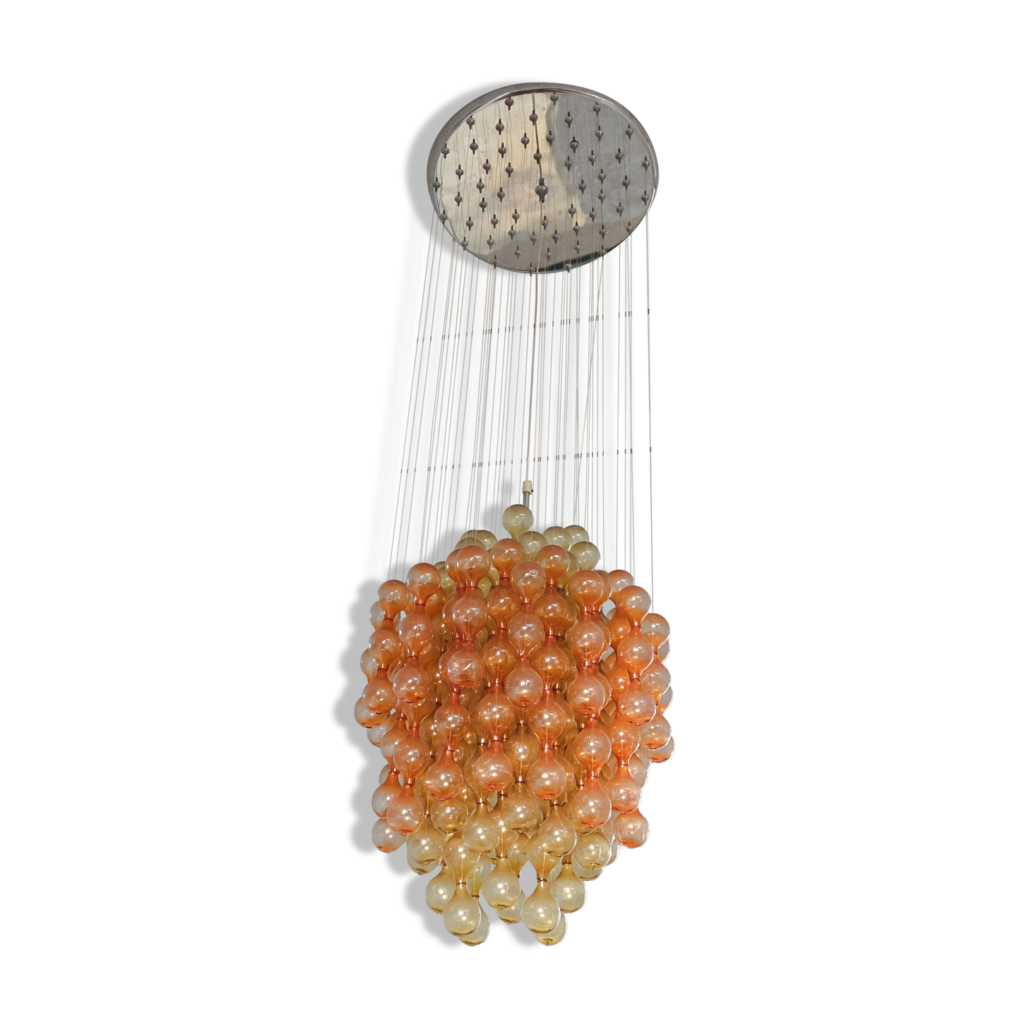 Vintage 1970s pendant light in the style of Verner Panton