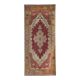 Vintage handmade Turkish rug 105x240 cm