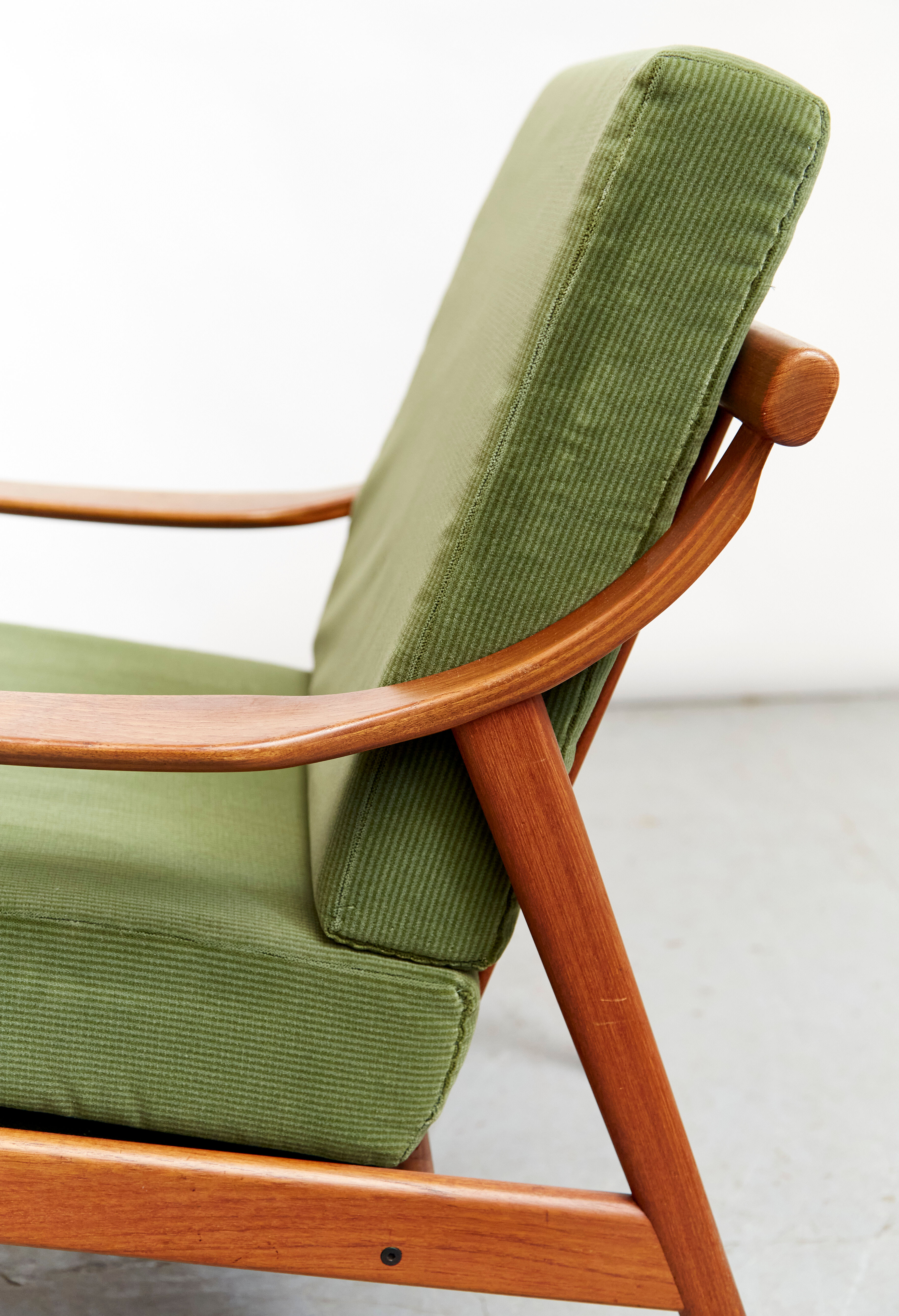 Arne Hovmand Olsen Teak Easy Chair MK 119 for Mogens Kold