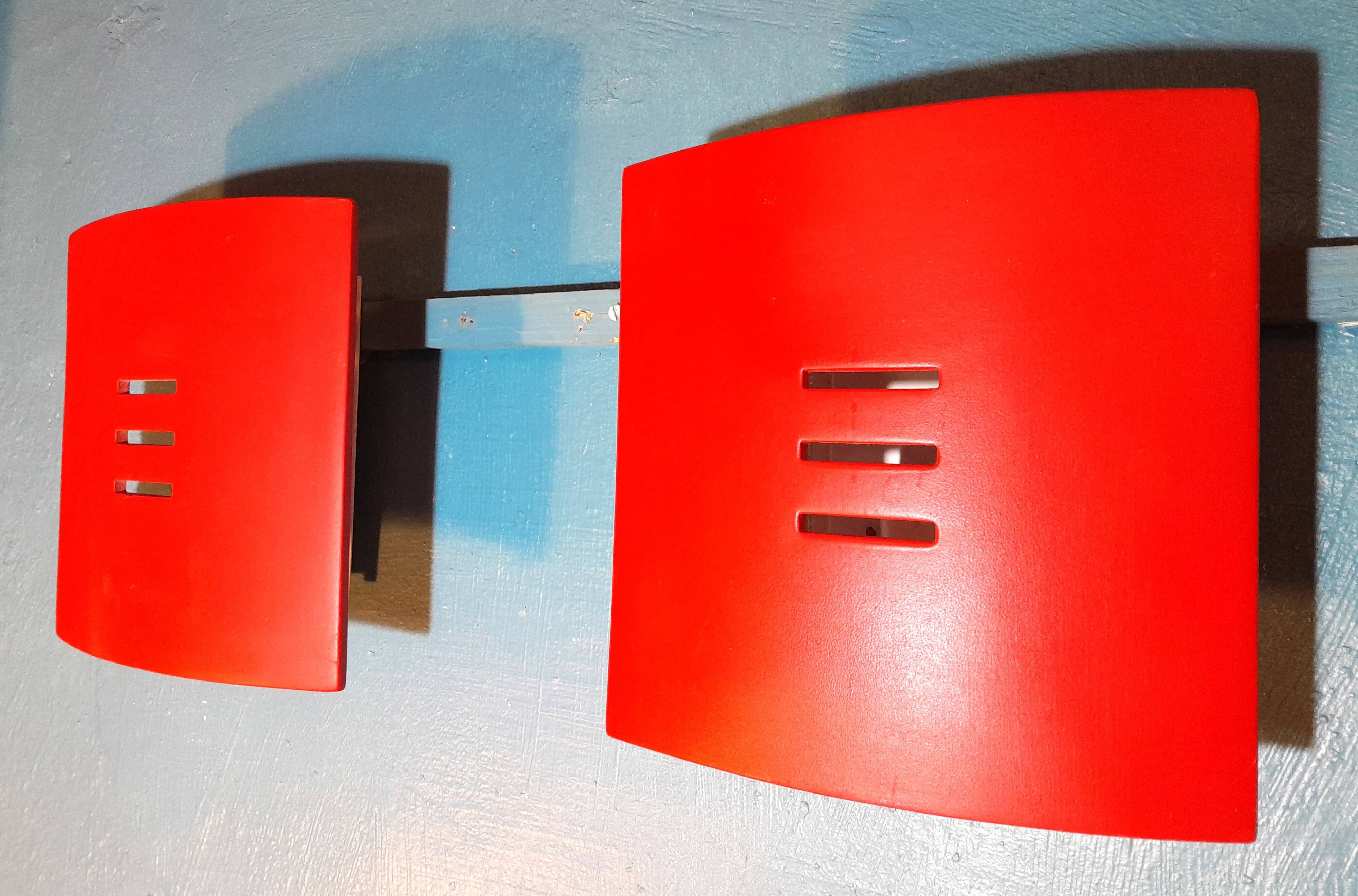 Ceramic wall sconces 1980s
