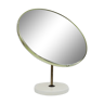 Round Vanity Mirror by Schreiber 1970s 40x50cm