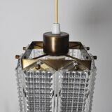Swedish Crystal Ceiling Light designed by Wiktor Berndt for Flygsfors