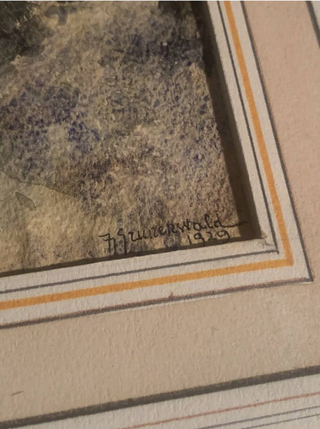 Jean Jacques GRUNENWALD (1911 - 1982)  - Aquarelle - Forêt