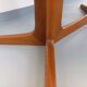 Vintage oval dining table Baumann from the 60s and 70s in teak with extension.