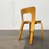 Vintage Red Children's Chair in Linoleum N65 by Alvar Aalto for Artek, Finland, 1970s