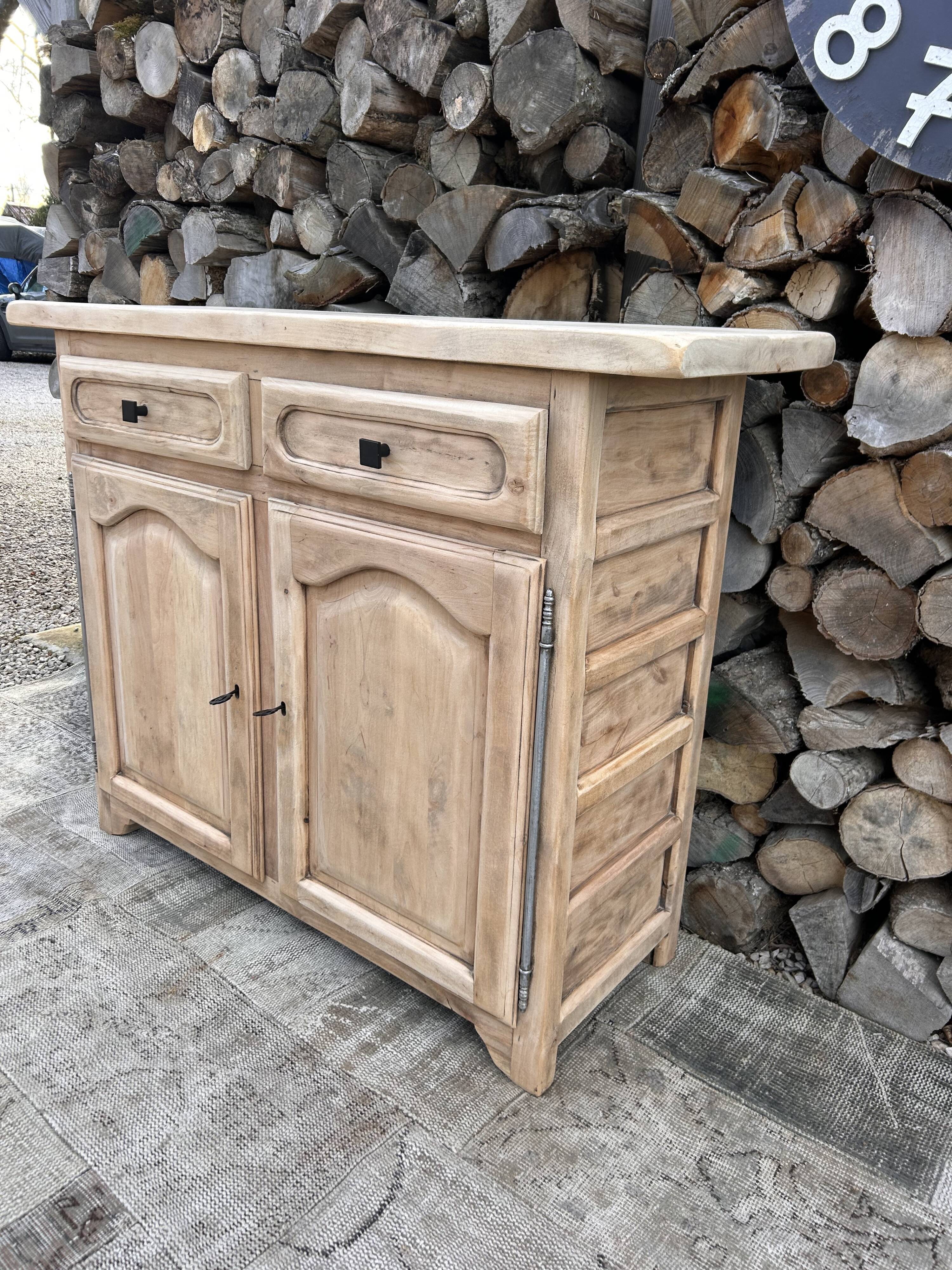 Solid oak sideboard