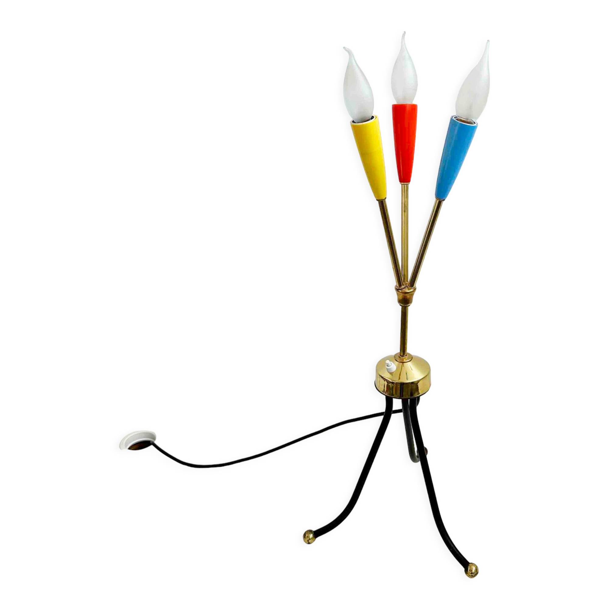Table Lamp in Sputnik Style, Germany, 1960s