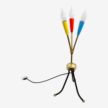 Lampe de table de style Spoutnik, Allemagne, années 1960
