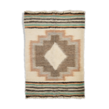 Patterned wool cover 192 x 141 cm