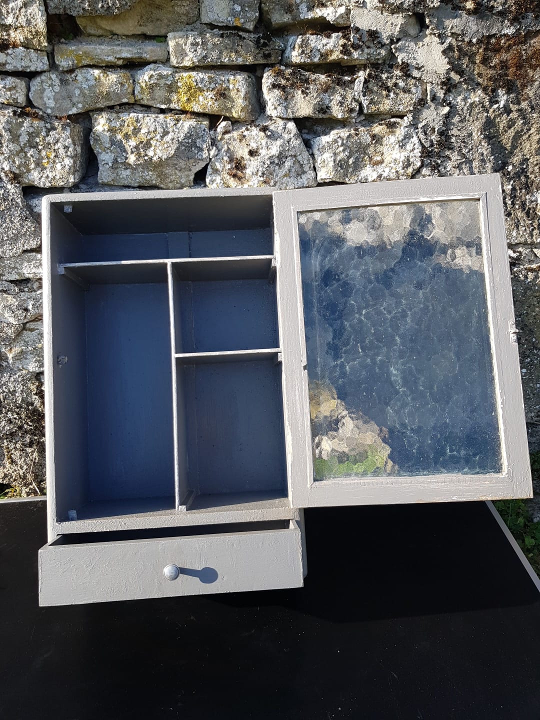 Vintage toilet cabinet