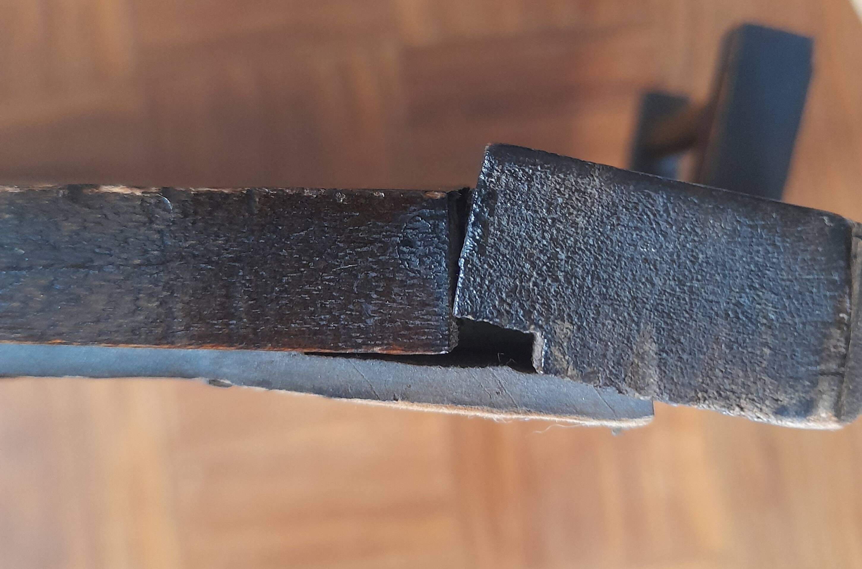 1930s tray, glass, painted wood