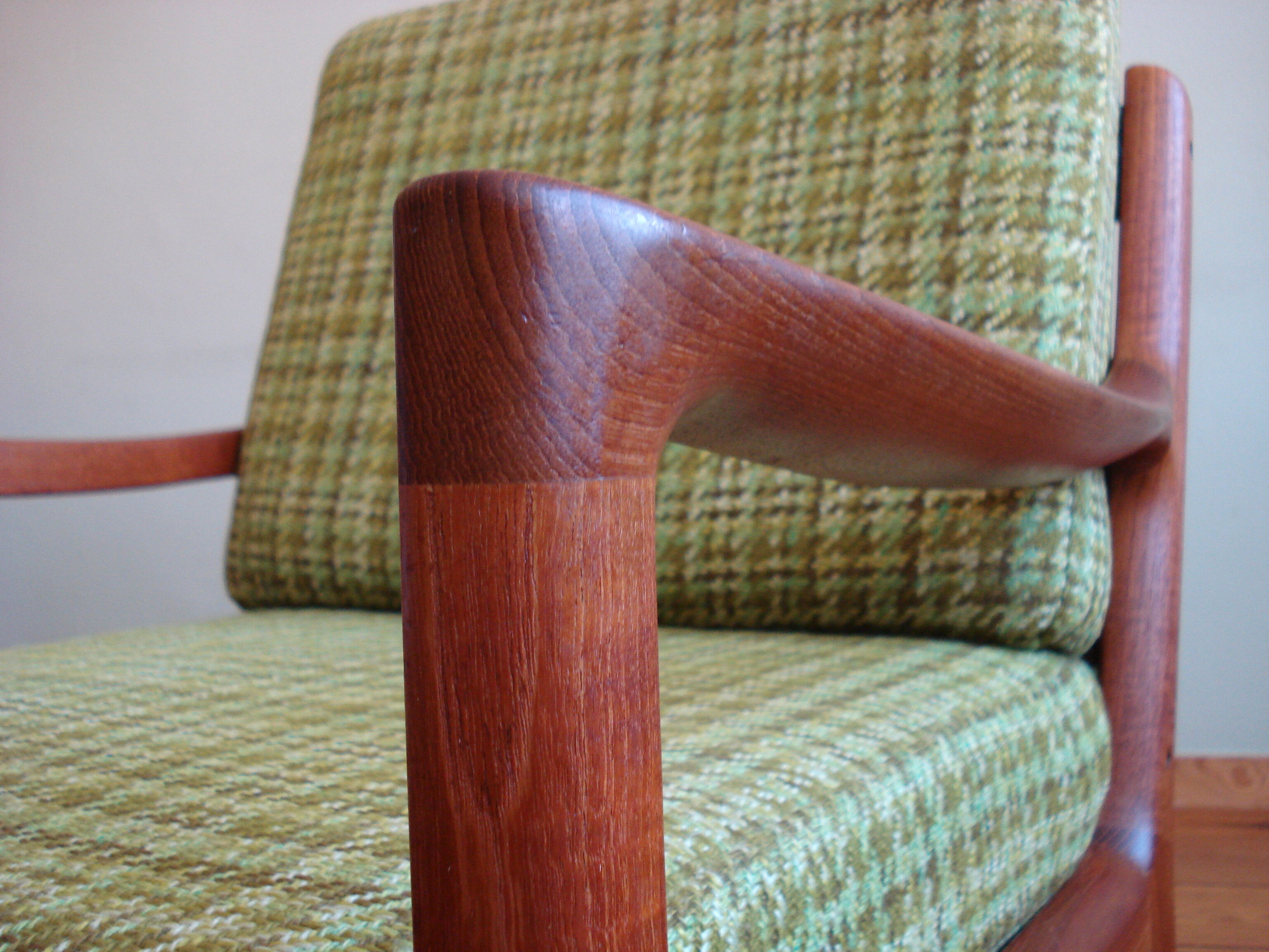 Ensemble de 2 fauteuils Senator en teck par Ole Wanscher pour France & Son, années 1960