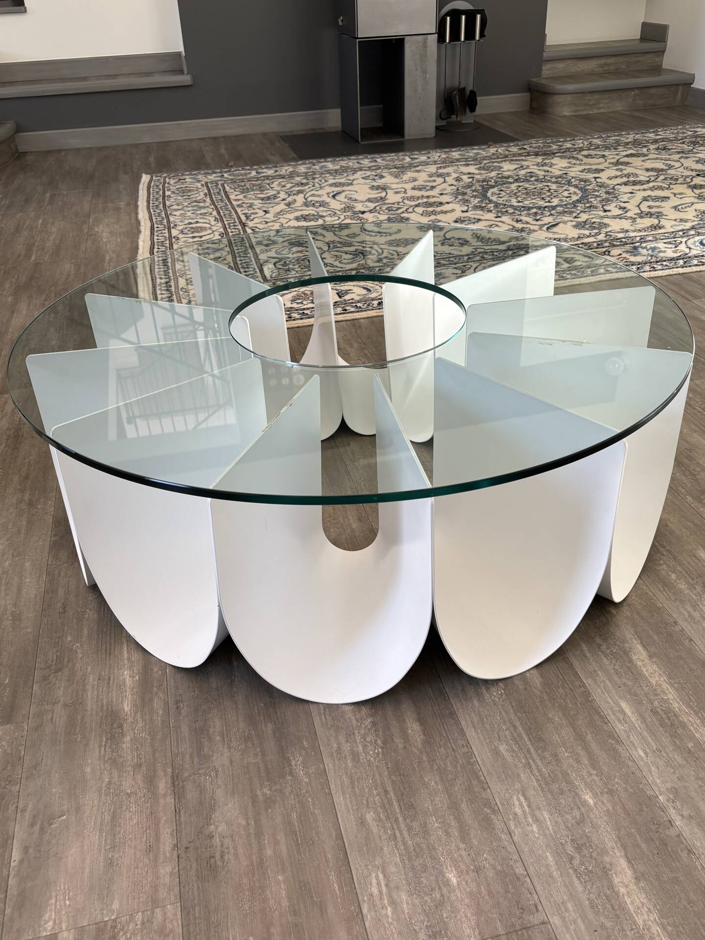 Coffee table + side table designed by Alessandro Busana