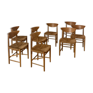 Ensemble de 8 chaises - mobler