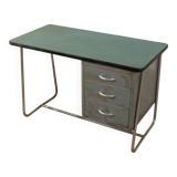 1950s Industrial Desk, Vintage Steel