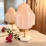 Art deco skyscraper table lamp