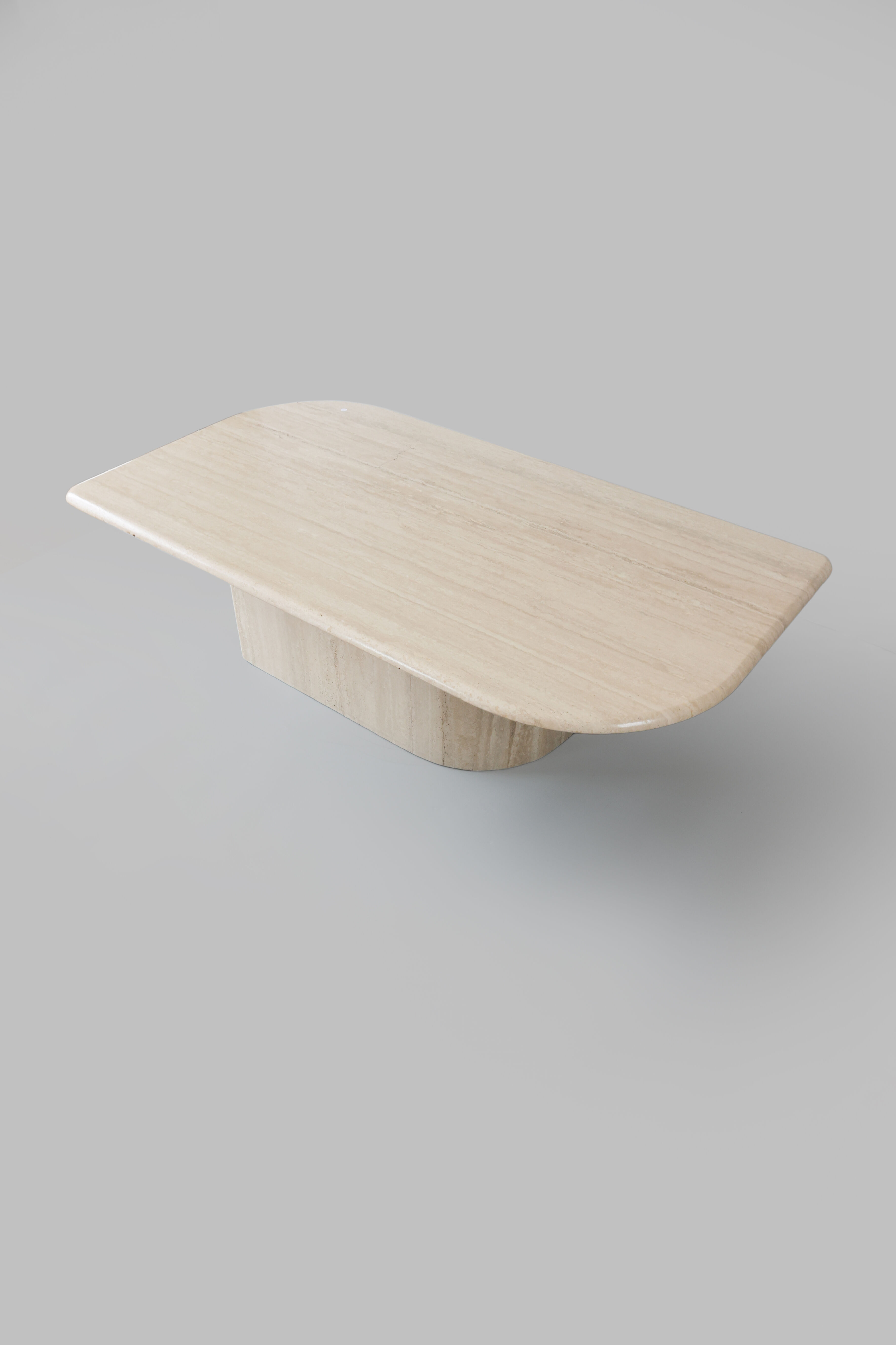 Vintage Italian Travertine Coffee Table