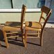 Lot of 4 luterma wood bistrot chairs years 50/60