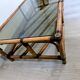 Vintage rattan coffee table, natural elegance