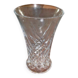 1970s crystal vase