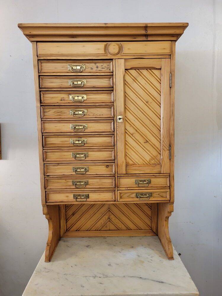 Craft cabinet with drawers