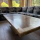 Vintage onyx coffee table signed Muller’s of Mexico