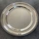 Round silver metal outline water leaf decoration, Félix Frères Goldsmith