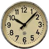 Industrial factory wall clock from Chronotechna, 1950s