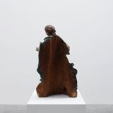 French 18th Century Religious Statue of the Virgin Mary on a cloud