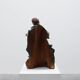French 18th Century Religious Statue of the Virgin Mary on a cloud