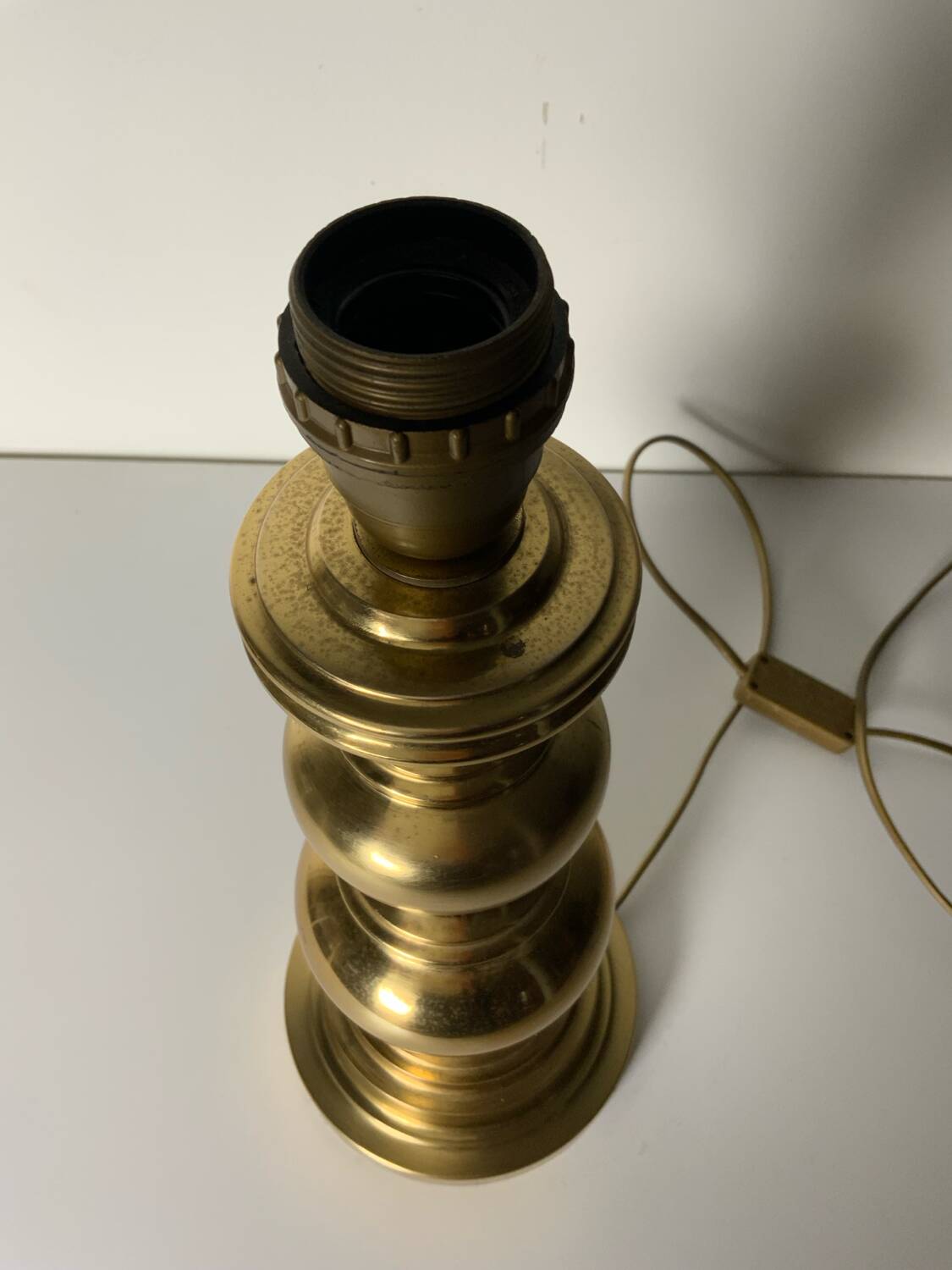 Brass lamp base
