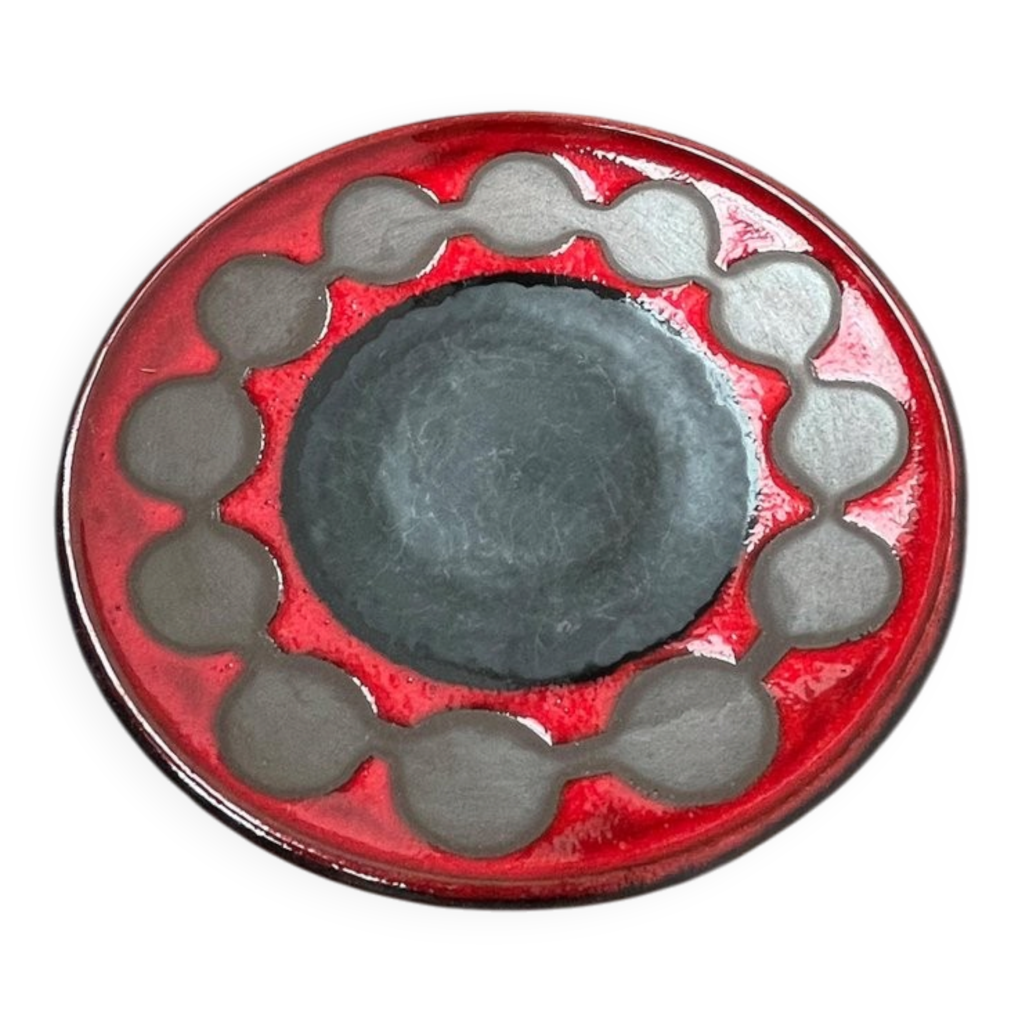 Wall plate in ceramic from West Germany from the 1960s by Dümler & Breiden - Mid-Century Style