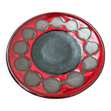 Wall plate in ceramic from West Germany from the 1960s by Dümler & Breiden - Mid-Century Style