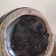 Black enamel ceramic pitcher , signed Raymond camard 1950