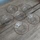 Lot 6 glass cups and gilding