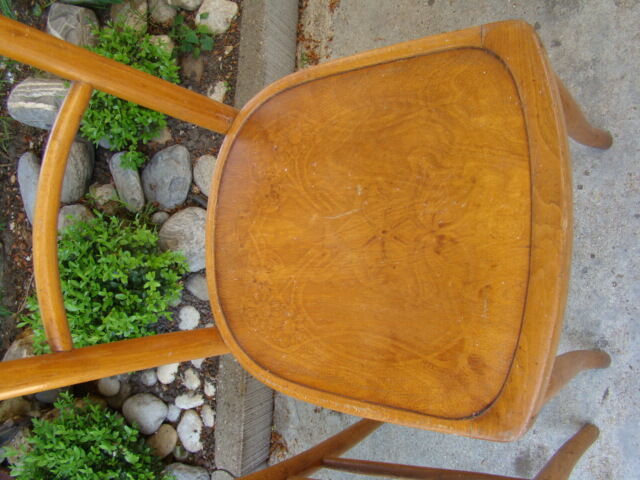 Pair of old bistro chairs