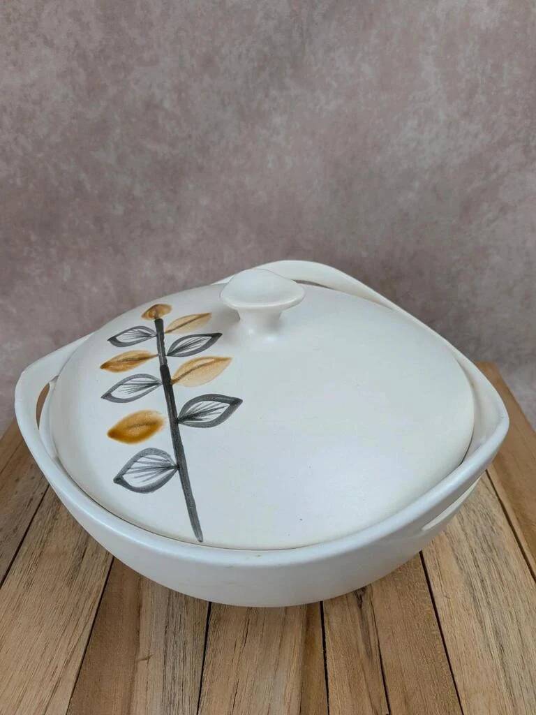 Soupière vintage Niderviller années 70 – style Capron Vallauris
