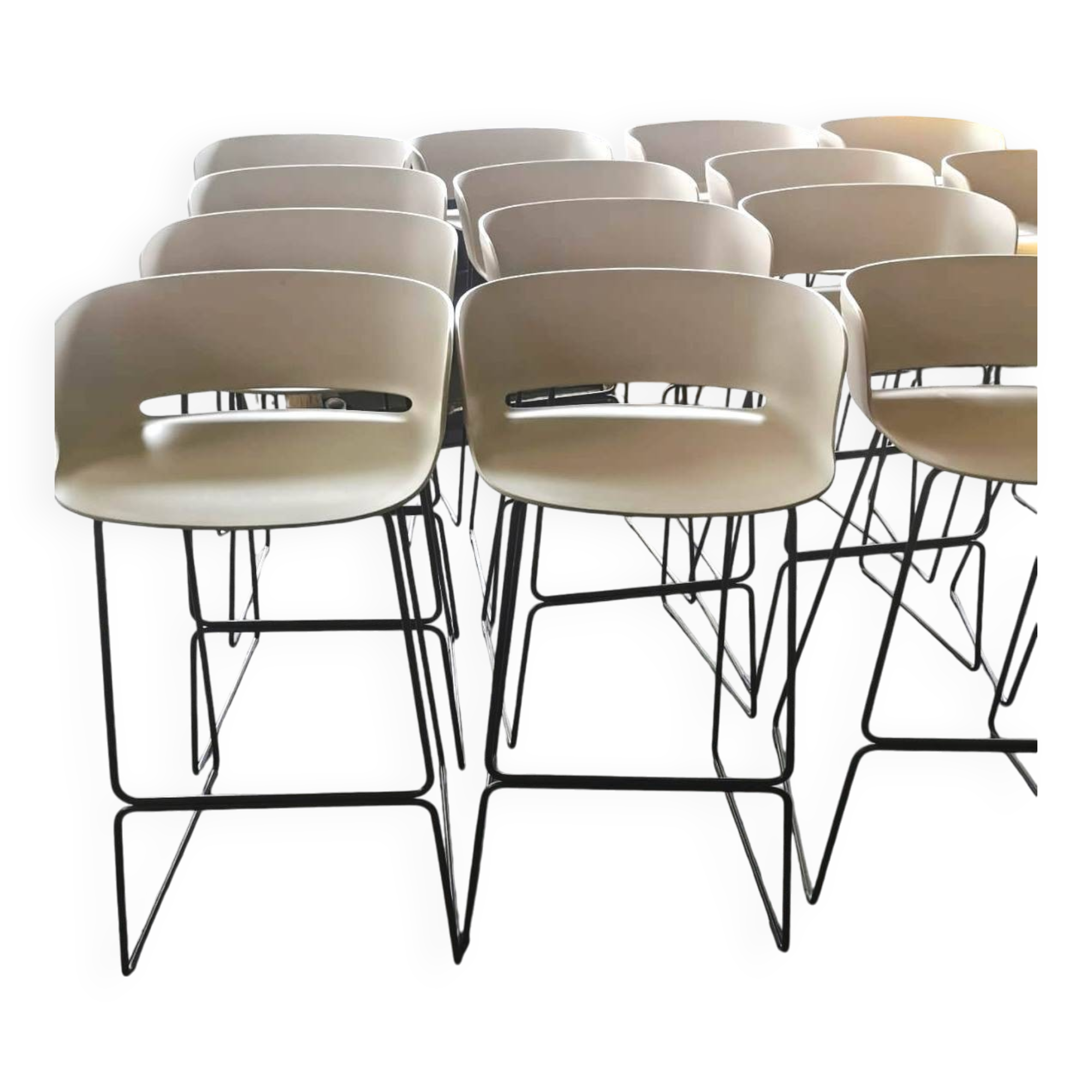Set of 10 bar stools Bbila 2748, Pedrali