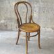 Fischel bistro chairN°18 wooden seat Art Nouveau, circa 1900