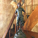 Table lamp, regulator.
