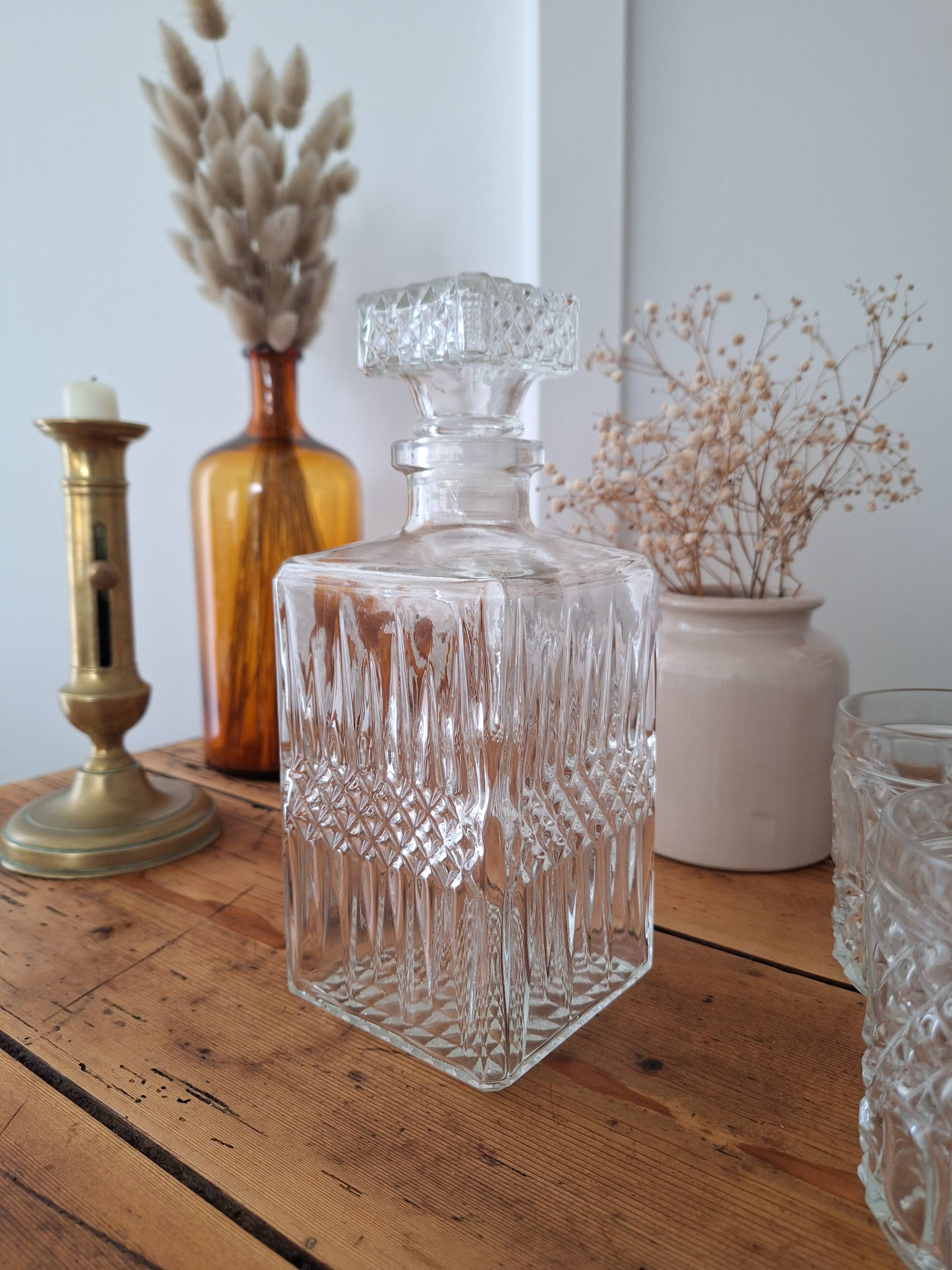 Vintage whiskey decanter